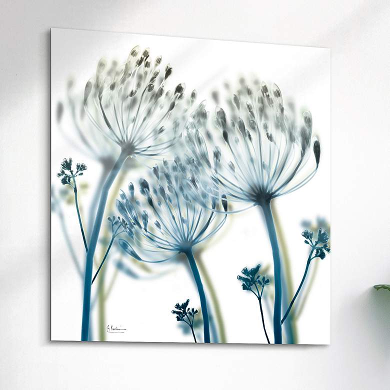 Image 2 Unfocused Beauty II 24" Square Glass Graphic Wall Art