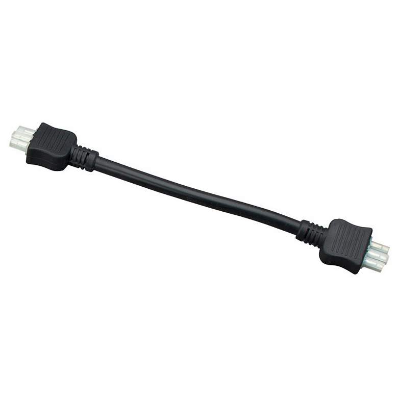 Image 1 Unilume 12 inch Black Undercabinet Light Jumper Connector
