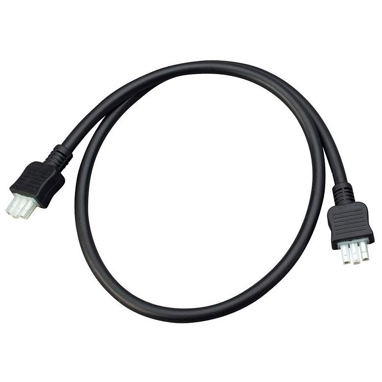 Image 1 Unilume 24" Black Undercabinet Light Jumper Connector