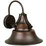 Union 16 1/4" High Gilded Oiled Bronze Outdoor Wall Light
