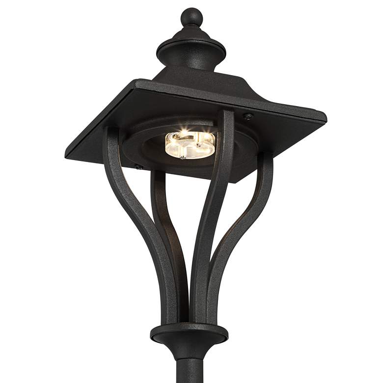 Image 2 Union 24 inch High Textured Black Outdoor LED Path Light more views