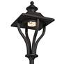 Union 24" High Textured Black Outdoor LED Path Light