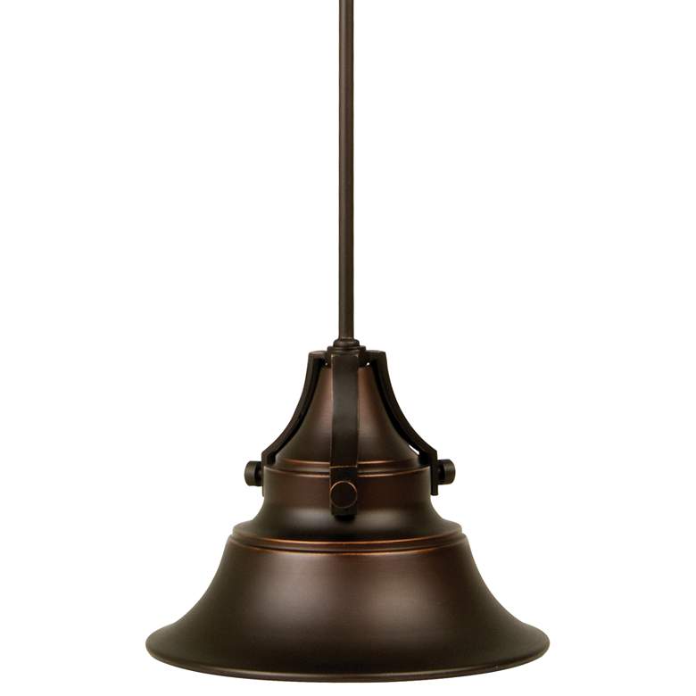 Image 1 Union 46 3/4" High Gilded Oiled Bronze Outdoor Hanging Light