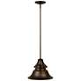 Union 46 3/4" High Gilded Oiled Bronze Outdoor Hanging Light