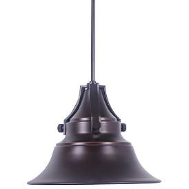Image1 of Union 49 1/4" High Gilded Oiled Bronze Outdoor Hanging Light