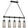 Union Square 42 1/4"W Graphite Kitchen Island Light Pendant