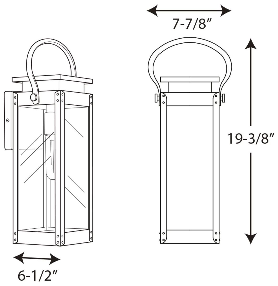 Image 4 Union Square Collection One-Light Medium Wall-Lantern more views