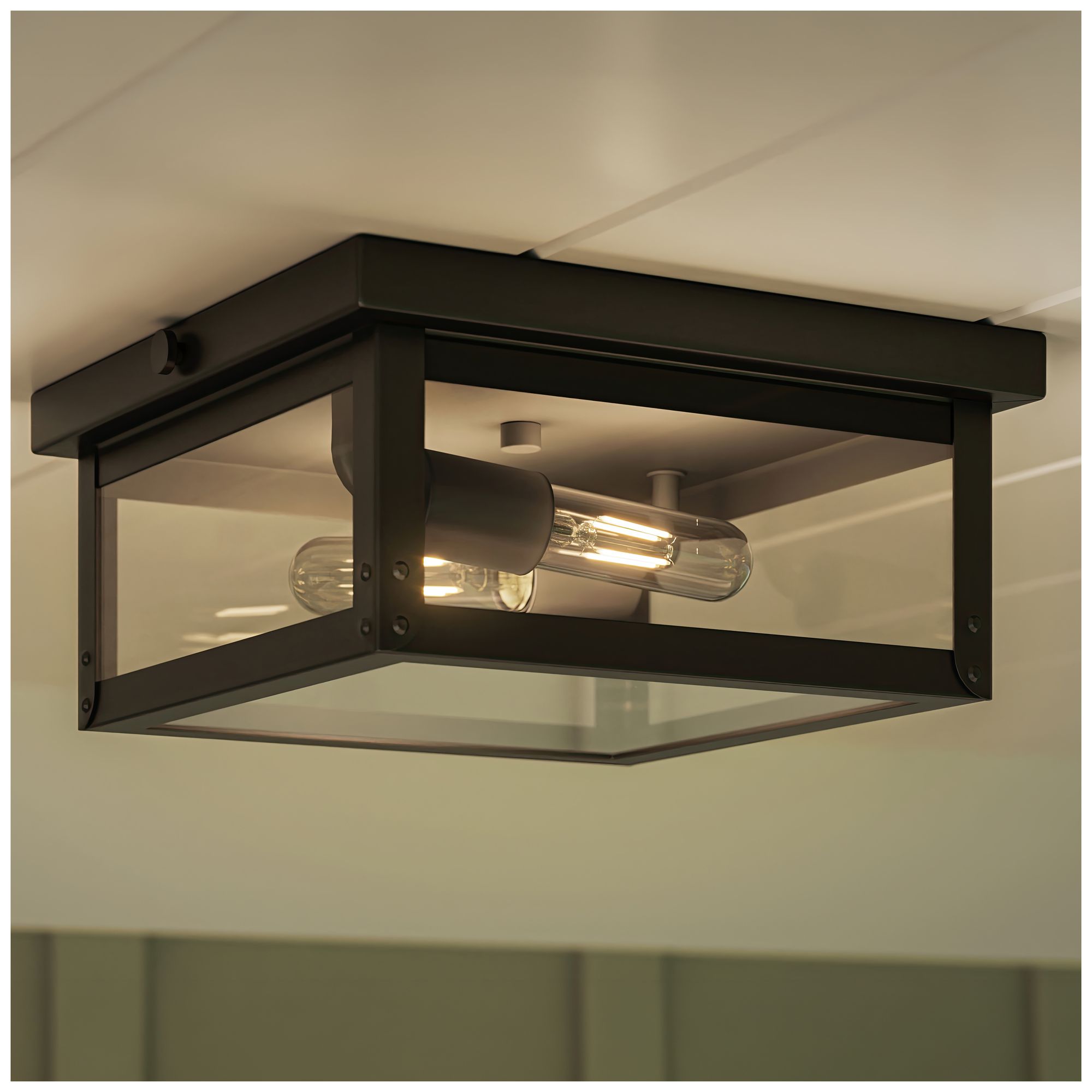 Union Square Collection Two-Light Flush Mount