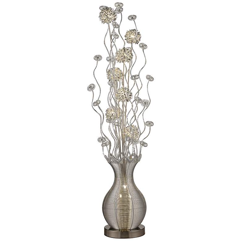 Image 1 Uniontown 63" High Floral Display LED Floor Lamp