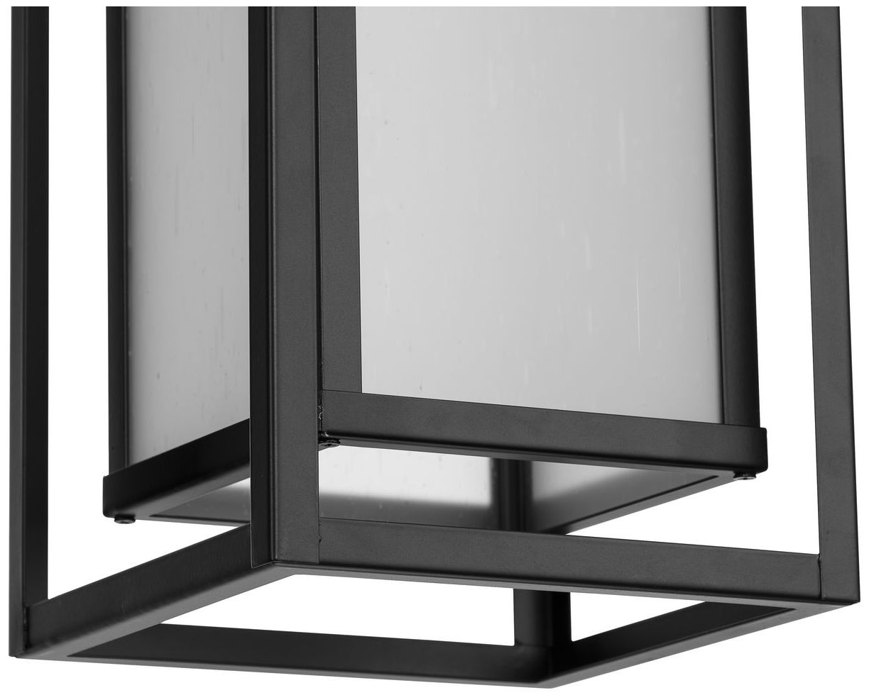 Image 7 Unison Collection One-Light Etched Seeded Glass Hanging Lantern more views