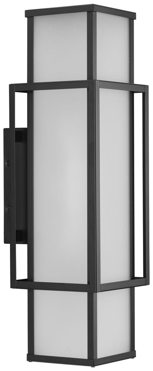 Image 6 Unison Collection Two-Light Etched Seeded Glass Large Wall Lantern more views