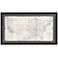 United States Map 55" Wide Giclee Framed Wall Art