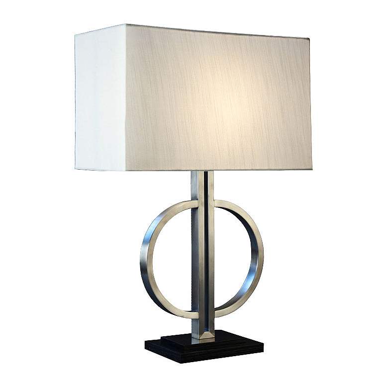 Image 1 Unity Brushed Steel Metal Table Lamp