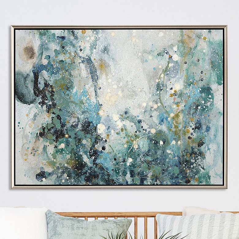 Image 2 Unlimited Joy 50" High Wood Framed Giclee Canvas Wall Art