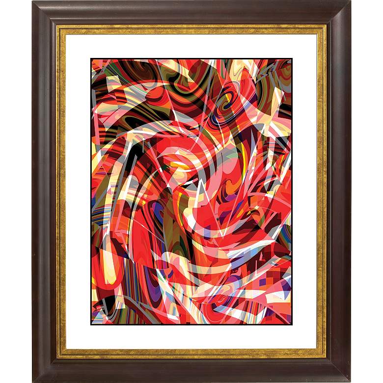 Image 1 Untitled I Gold Bronze Frame Giclee 20 inch High Wall Art