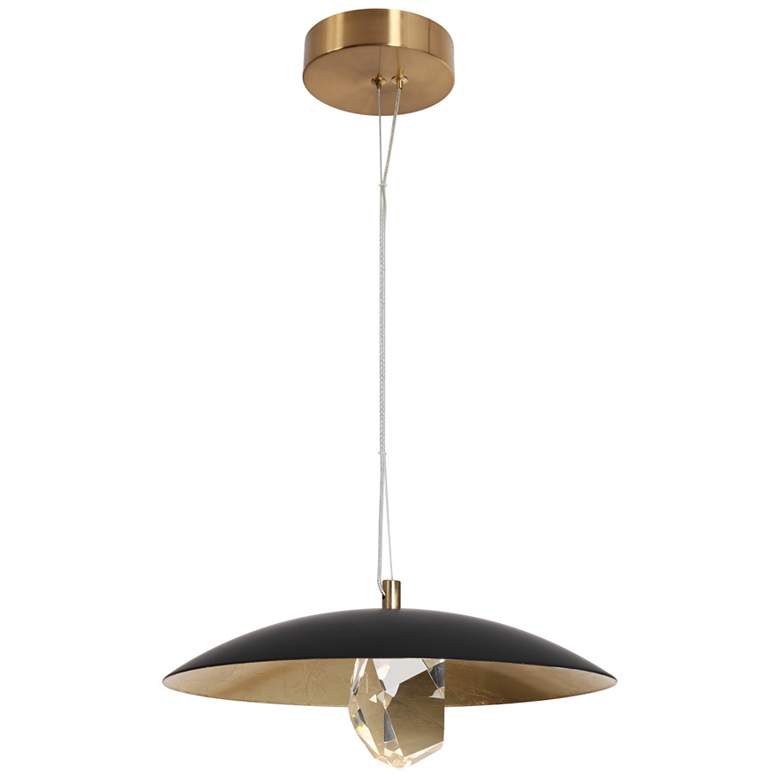 Image 1 Uoicasa 1-Light LED Crystal Pendant Light