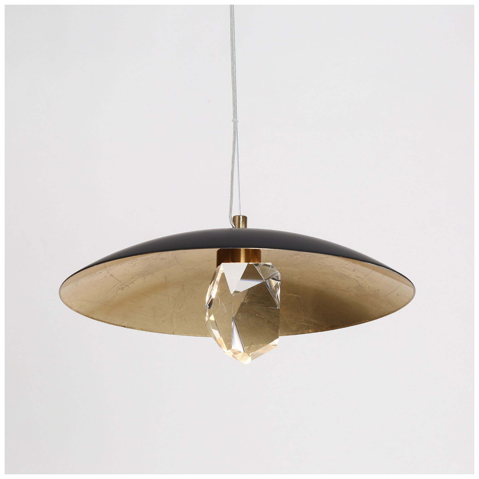 Image 3 Uoicasa 1-Light LED Crystal Pendant Light more views