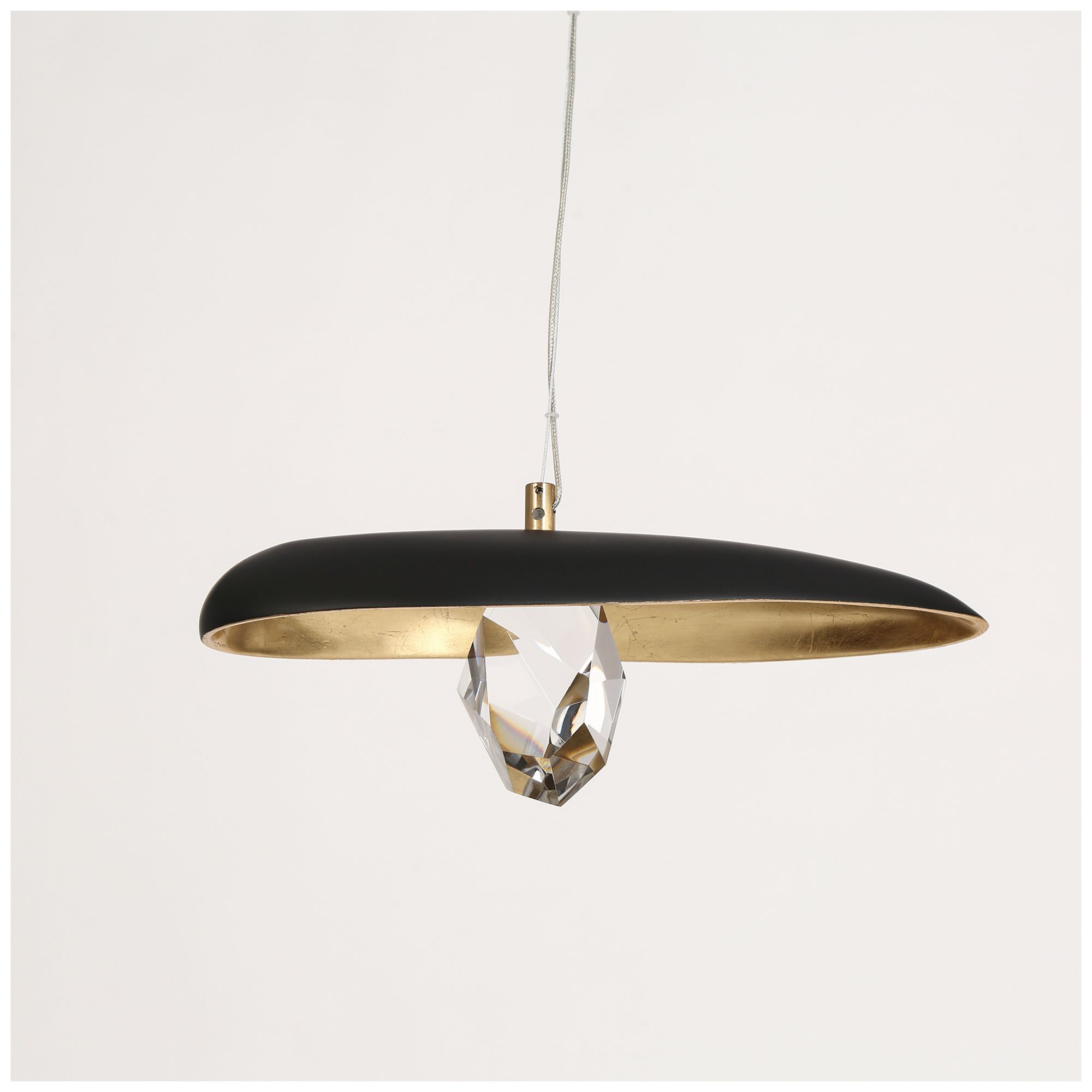 Image 3 Uoicasa 1-Light LED Crystal Pendant Light more views