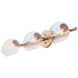 Uolze 3-Light 27.5" Wide Gold Bath Light