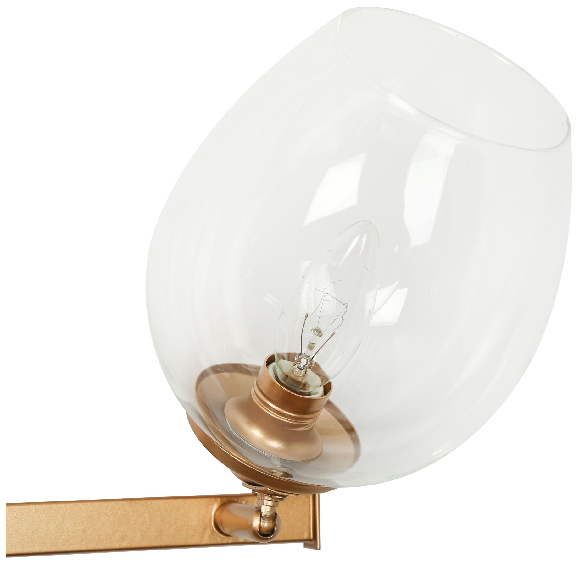 Image 2 Uolze 4-Light 33" Wide Satin Gold Bath Light more views