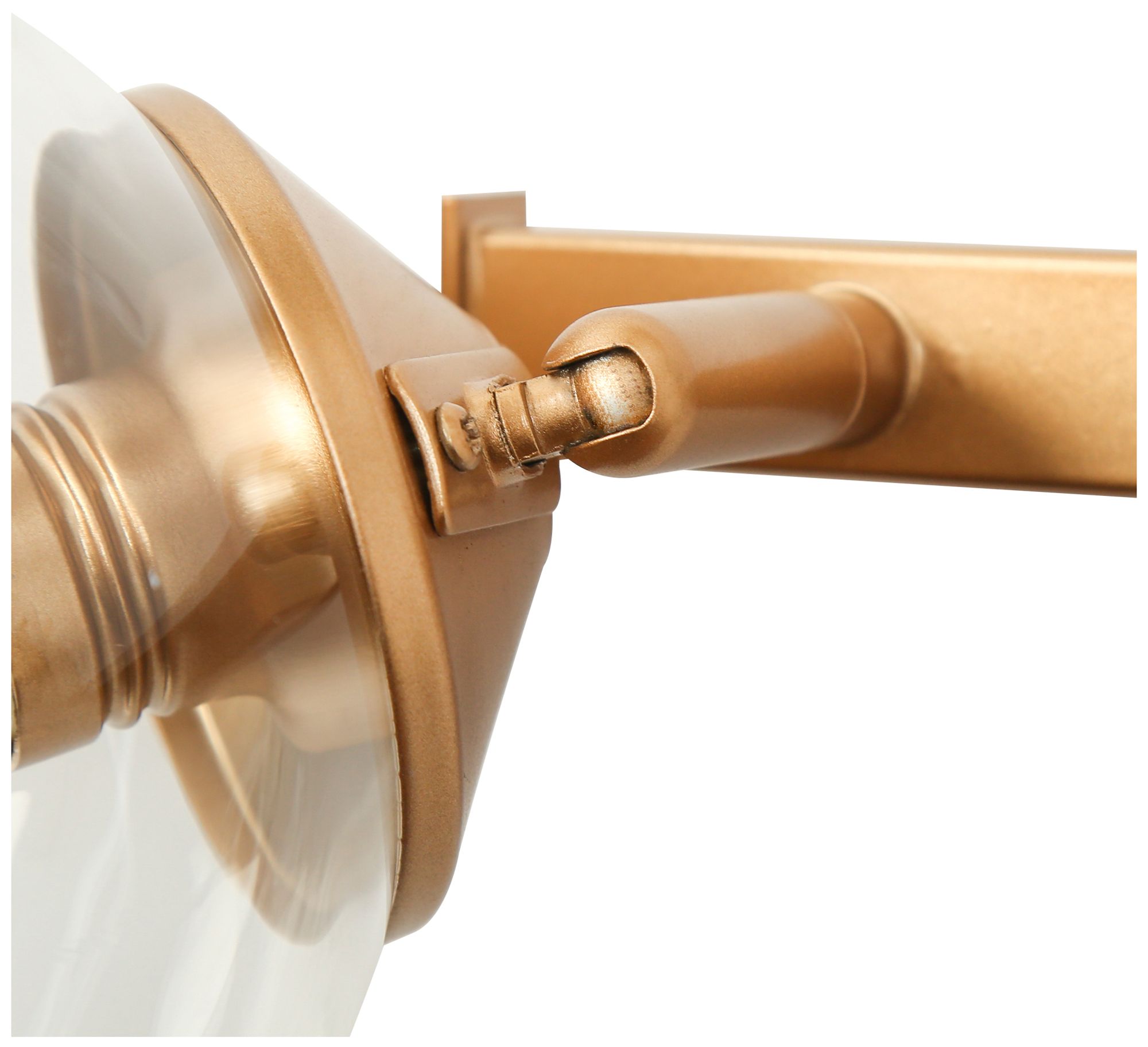 Image 3 Uolze 4-Light 33" Wide Satin Gold Bath Light more views