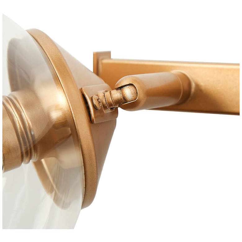 Image 3 Uolze 4-Light 33" Wide Satin Gold Bath Light more views