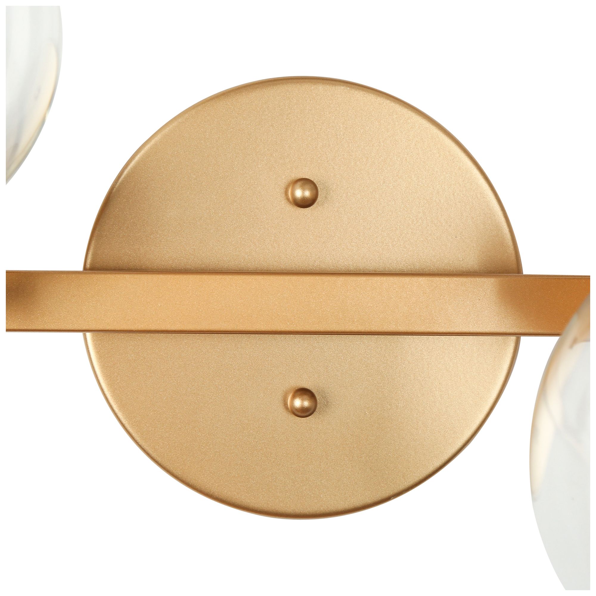 Image 4 Uolze 4-Light 33" Wide Satin Gold Bath Light more views