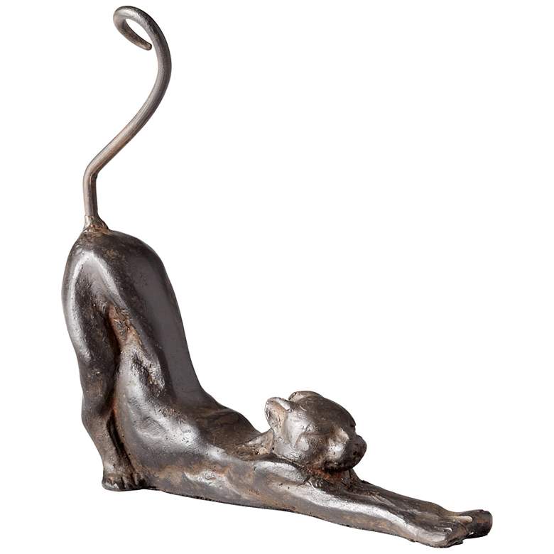 Image 1 Up-Cat Iron 8 inch High Sculpture