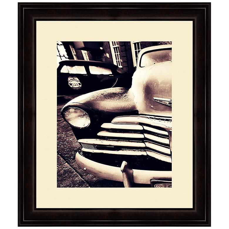 Image 1 Up Close Classic Cars I 21 1/2 inch High Framed Wall Art