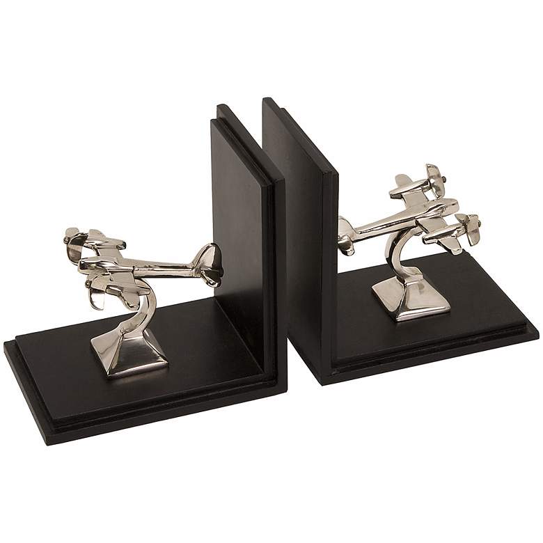 Image 1 Up In The Air Aluminum Bookends Set