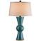 Upbeat Terracotta Teal Currey & Company Table Lamp