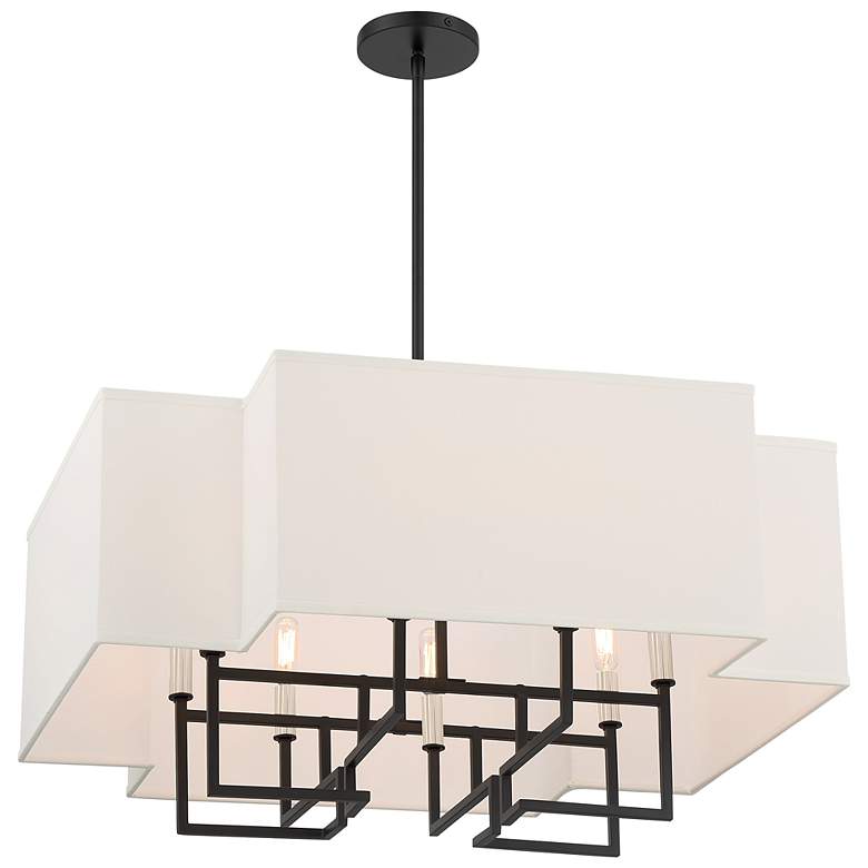 Image 1 UPHAM ESTATES - 8 LIGHT PENDANT