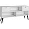 Uppsala 53 1/4" Wide White Finish Modern TV Stand
