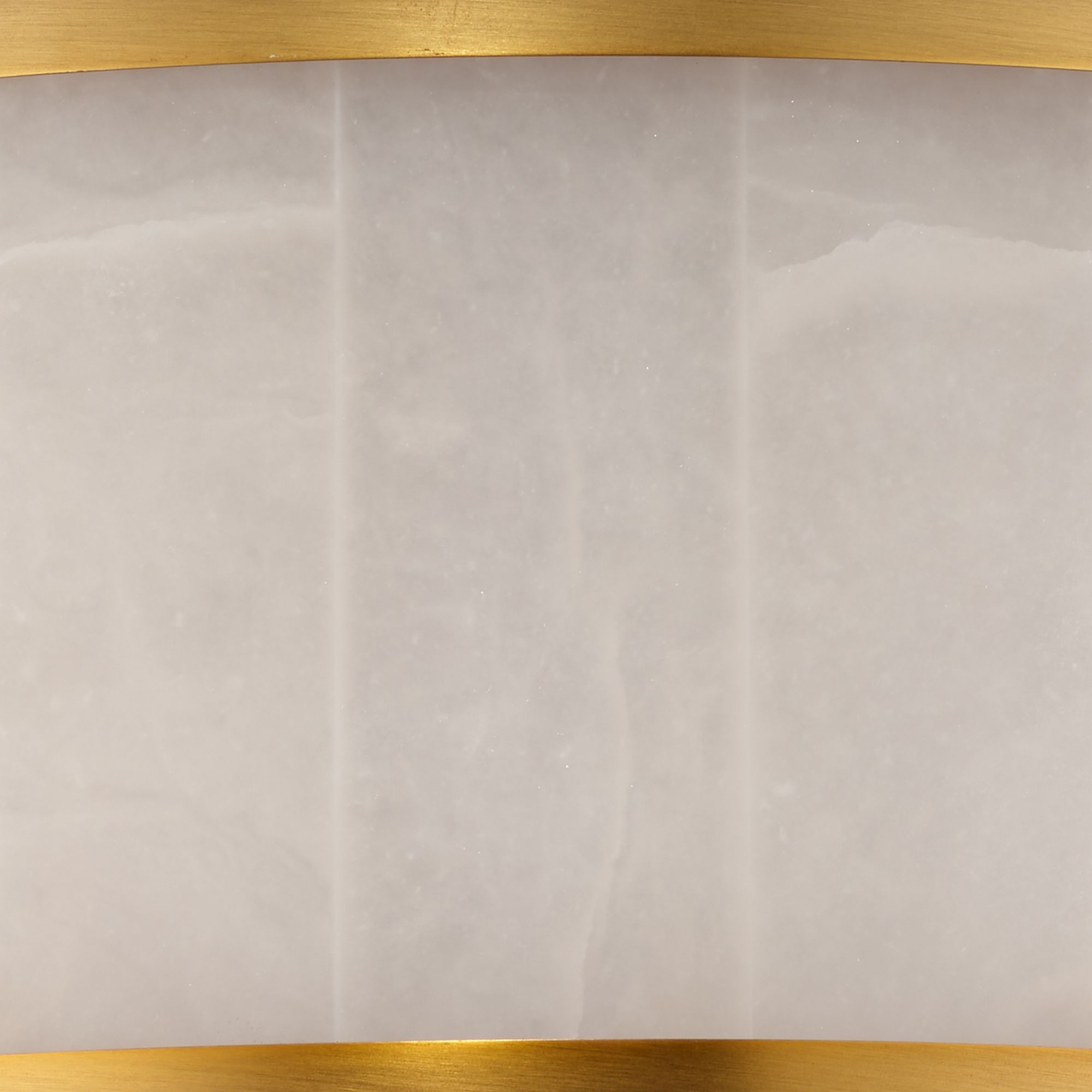 Image 4 Upsala 11 1/2"W Antique Brass White Alabaster Ceiling Light more views