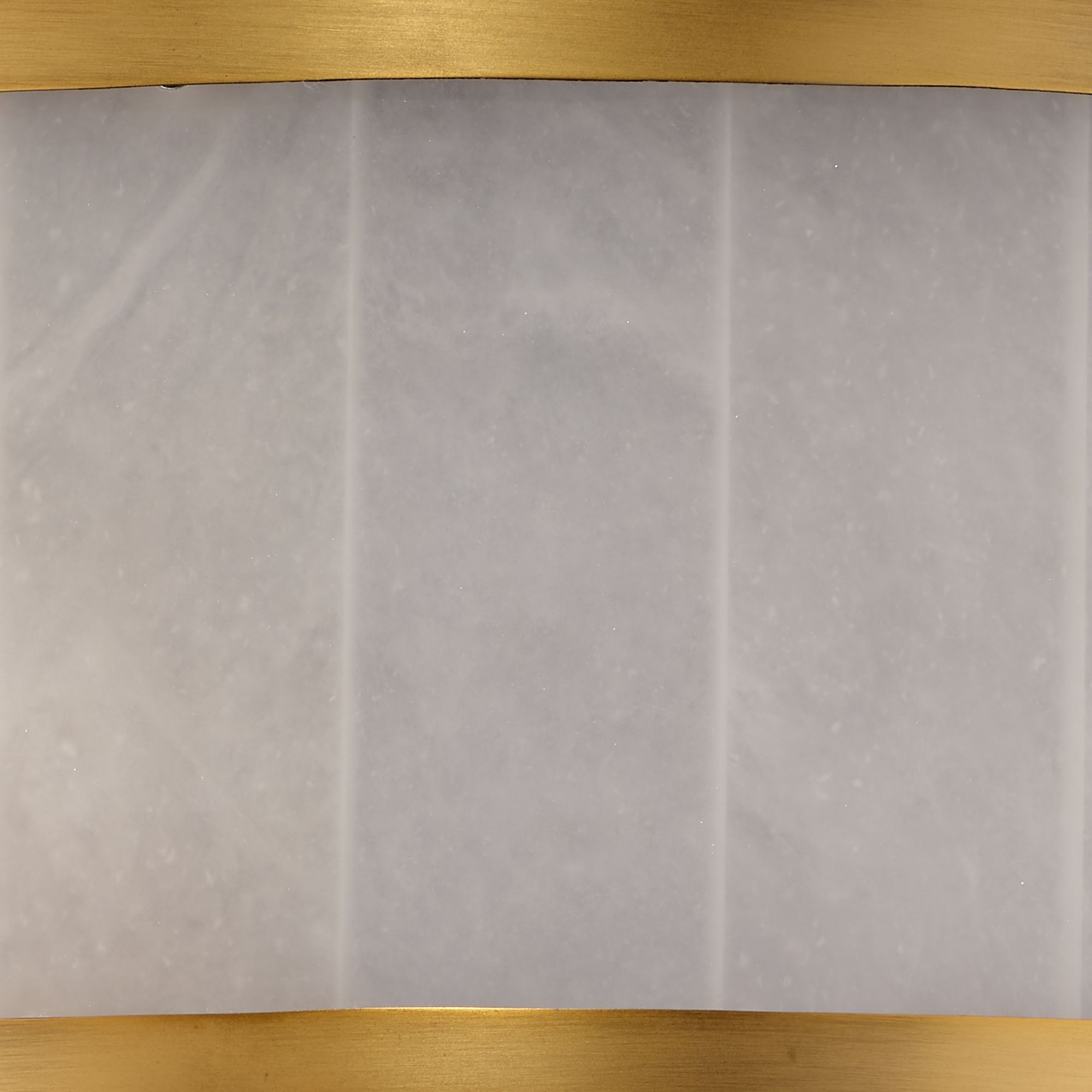 Image 3 Upsala 15"W Antique Brass White Alabaster LED Ceiling Light more views