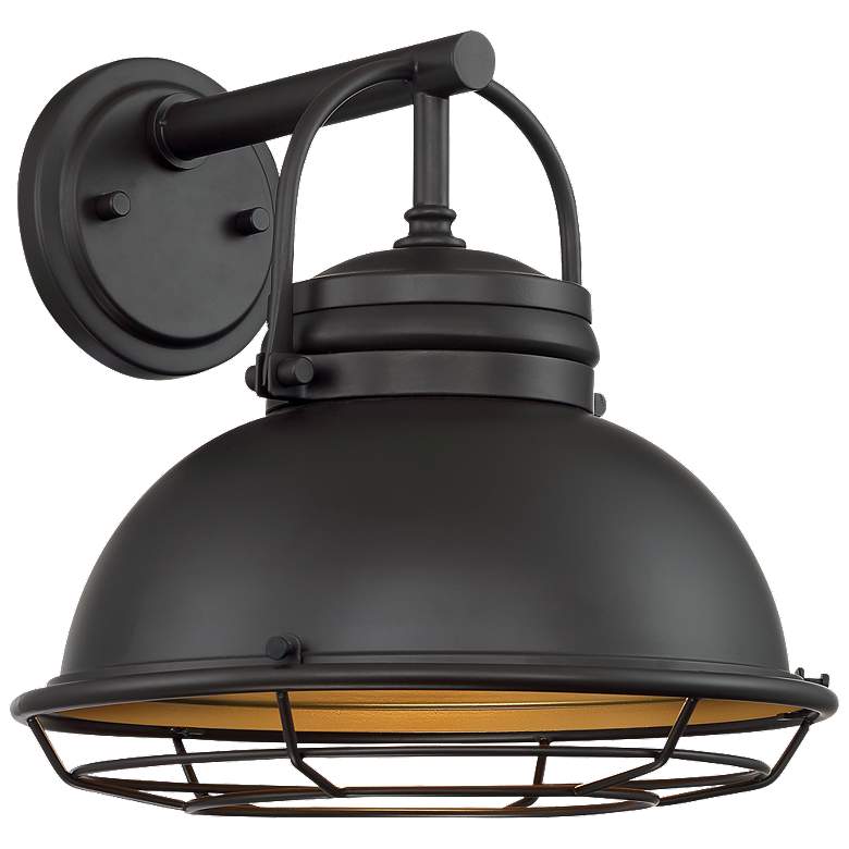 Image 1 Upton 11" High Dark Bronze Outdoor Wall Light