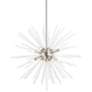 3_Uptown 25 3/4" Wide Brushed Nickel 8-Light Pendant