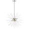 Uptown 25 3/4" Wide Brushed Nickel 8-Light Pendant