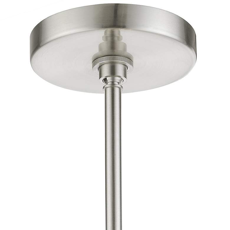 Image 6 Uptown 25 3/4" Wide Brushed Nickel 8-Light Pendant more views