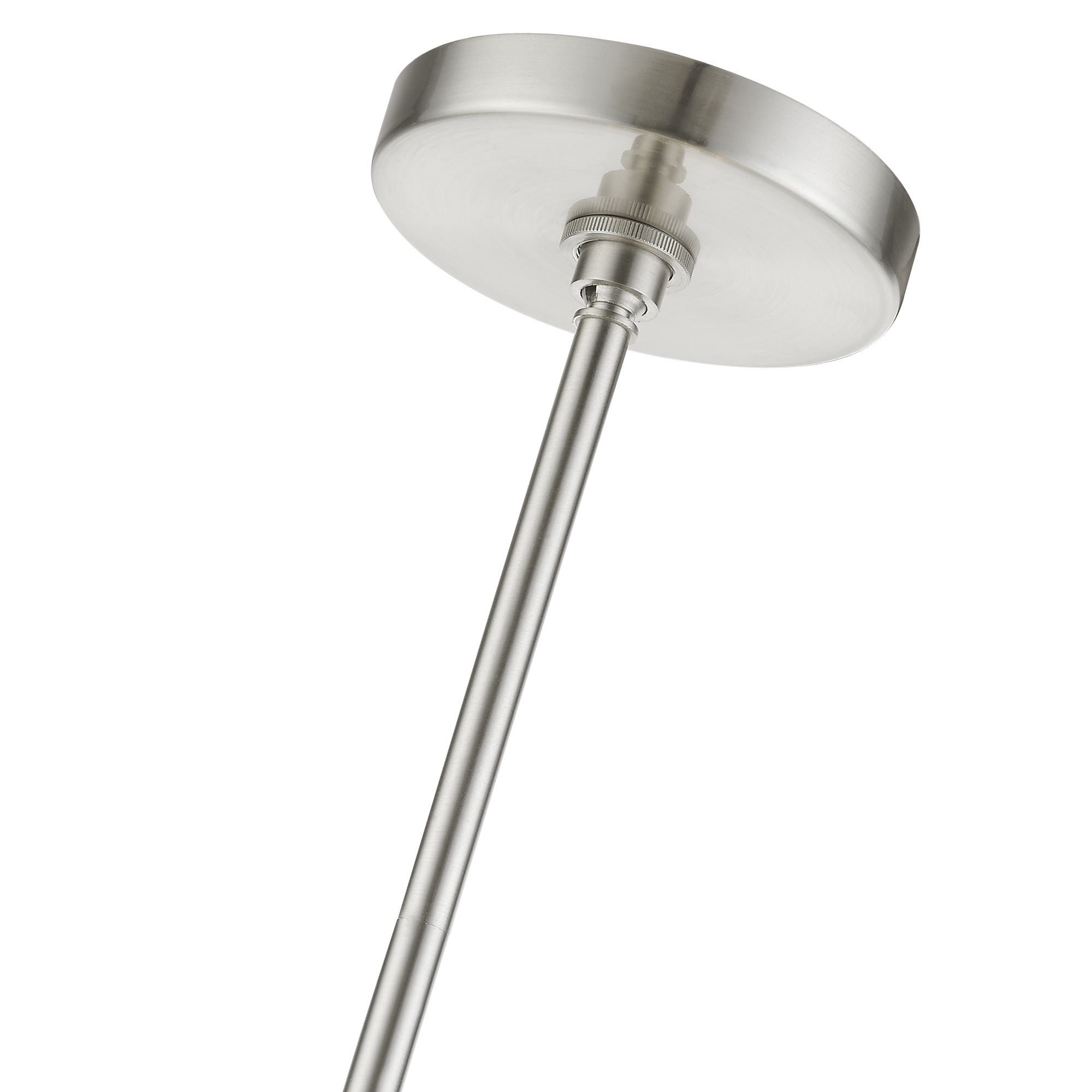 Uptown 25 3/4" Wide Brushed Nickel 8-Light Pendant in scene