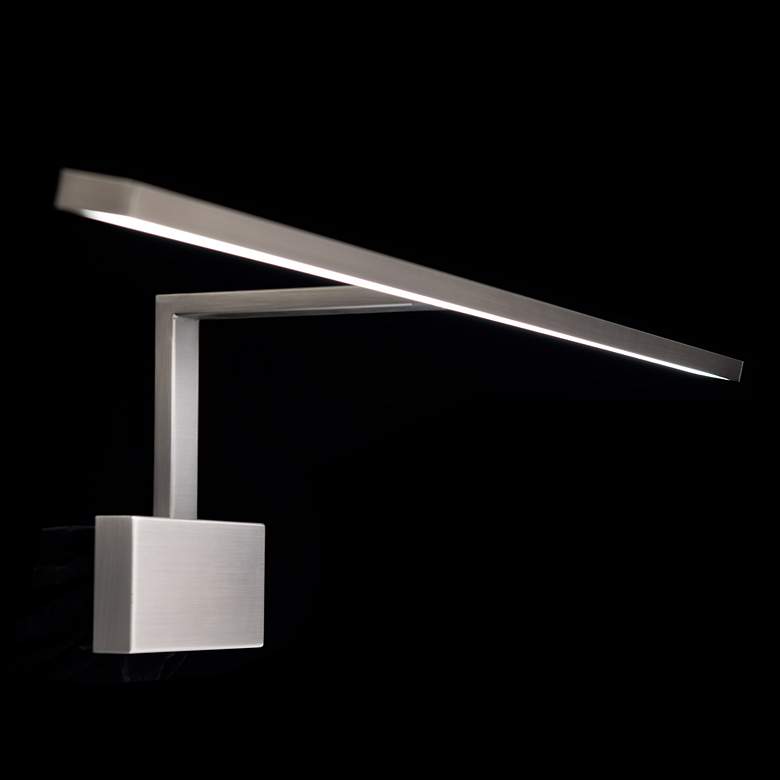 Image 3 Uptown 8.13"H x 25"W 1-Light Picture Light in Brushed Nickel more views