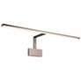 Uptown 8.13"H x 34"W 1-Light Picture Light in Brushed Nickel