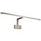 Uptown 8.13"H x 34"W 1-Light Picture Light in Brushed Nickel
