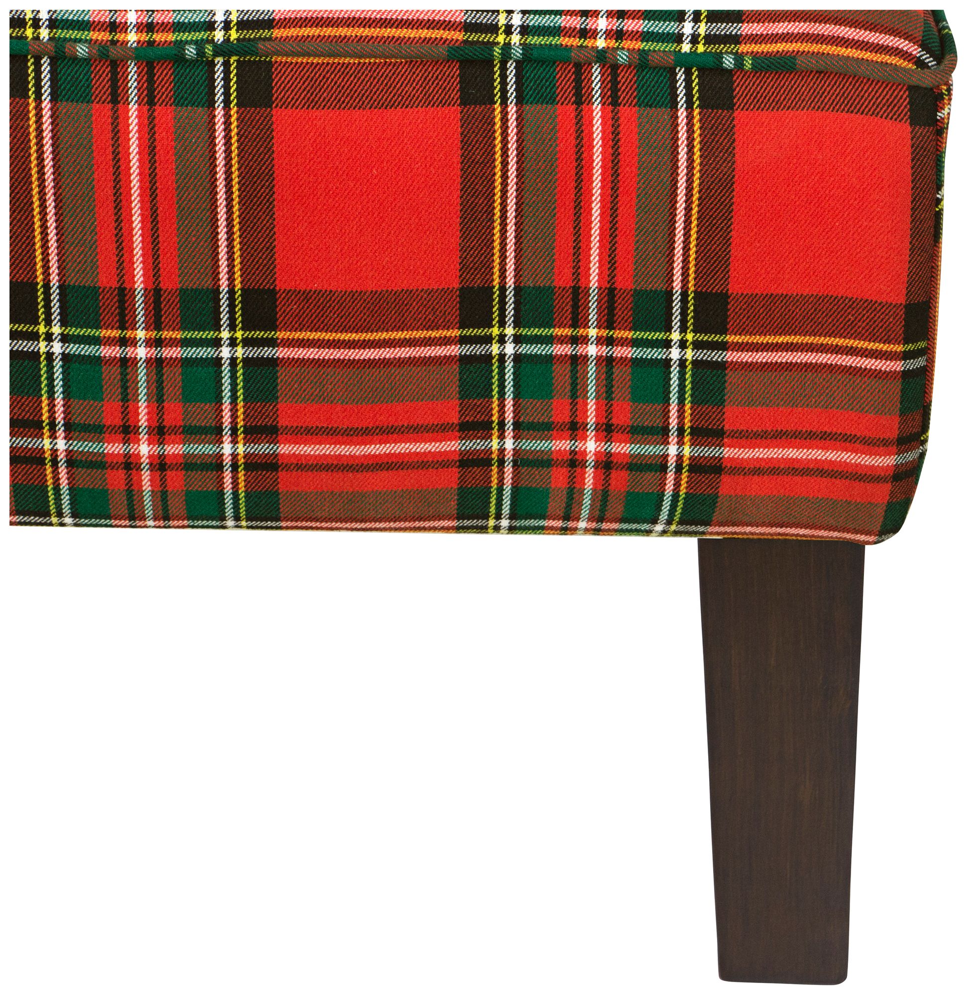 Uptown Ancient Stewart Red Fabric Swoop Armchair 12R66 Lamps Plus