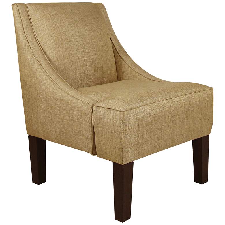 Image 1 Uptown Glitz Filbert Fabric Swoop Armchair