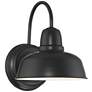 3_Urban Barn 11 1/4" High Black Finish Wall Sconce