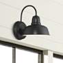 2_Urban Barn 11 1/4" High Black Finish Wall Sconce