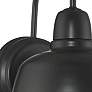 4_Urban Barn 11 1/4" High Black Finish Wall Sconce more views