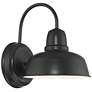 6_Urban Barn 11 1/4" High Black Finish Wall Sconce more views