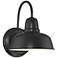 Urban Barn 11 1/4" High Black Indoor-Outdoor Wall Light